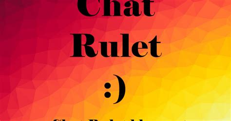 chat rulet 10